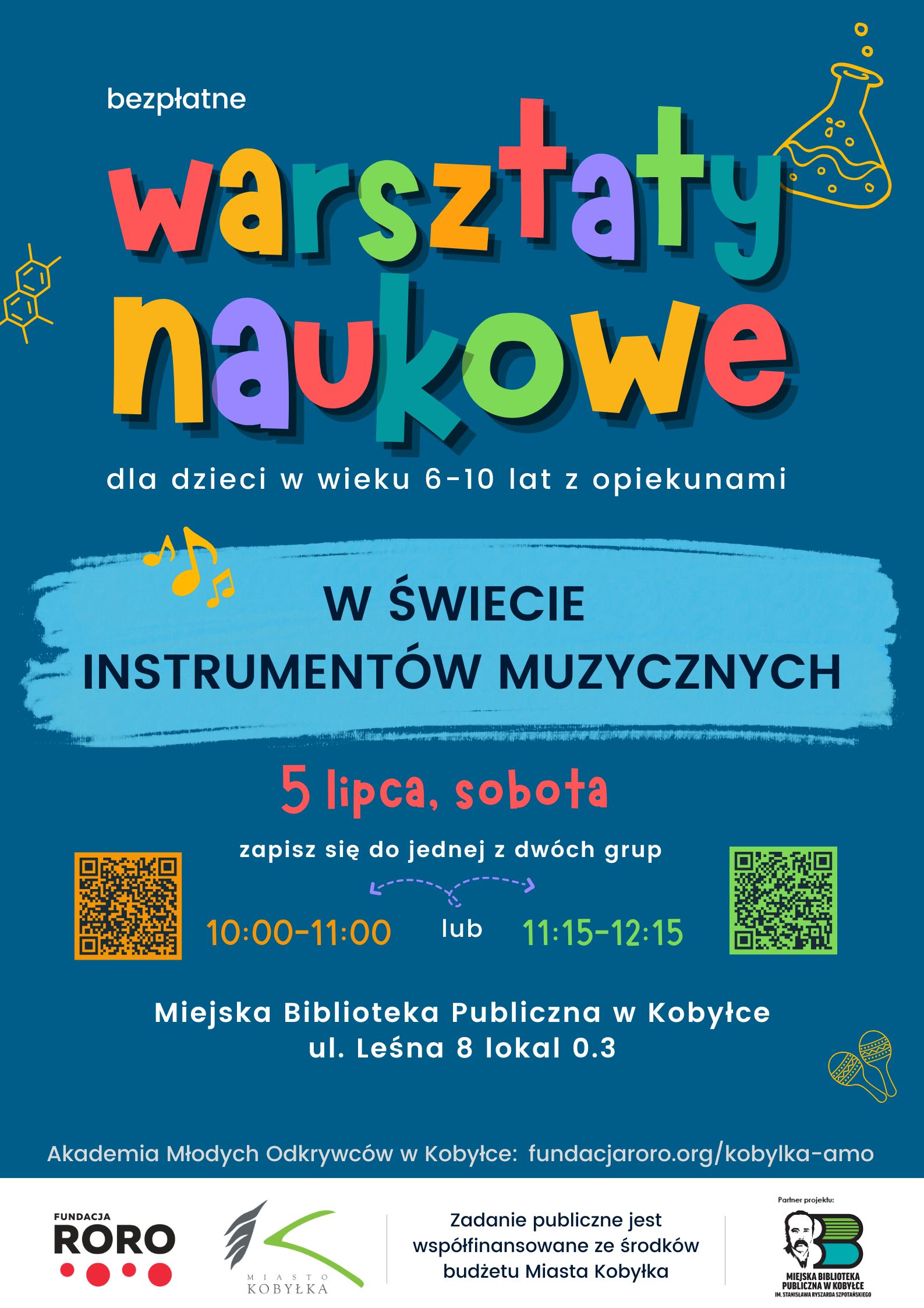 Na plakacie widzimy informacje dotyczące wydarzenia